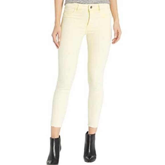 DL1961 Florence US size 27 cropped citrus denim jeans - Picture 3 of 15